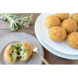 Arancini, Spinach & Mozarella each